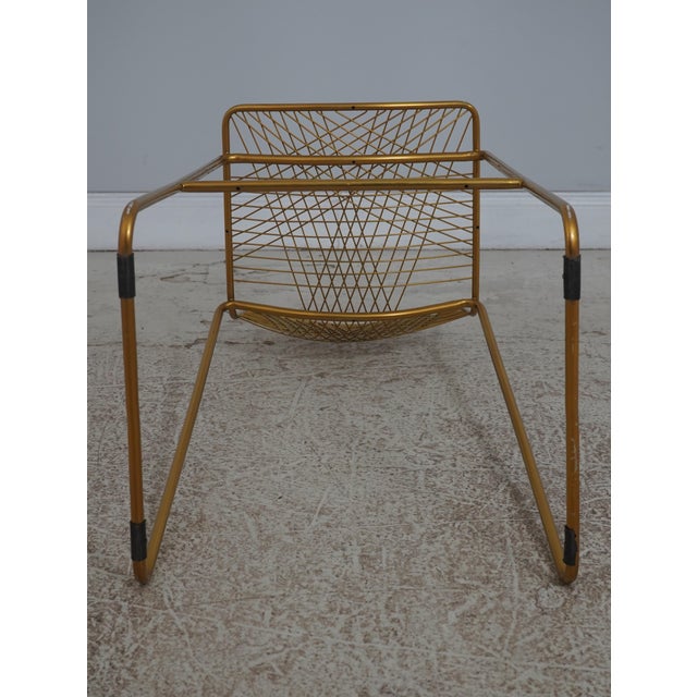 Pair of Modern Design Brass Wire Bar Stools For Sale - Image 18 of 18