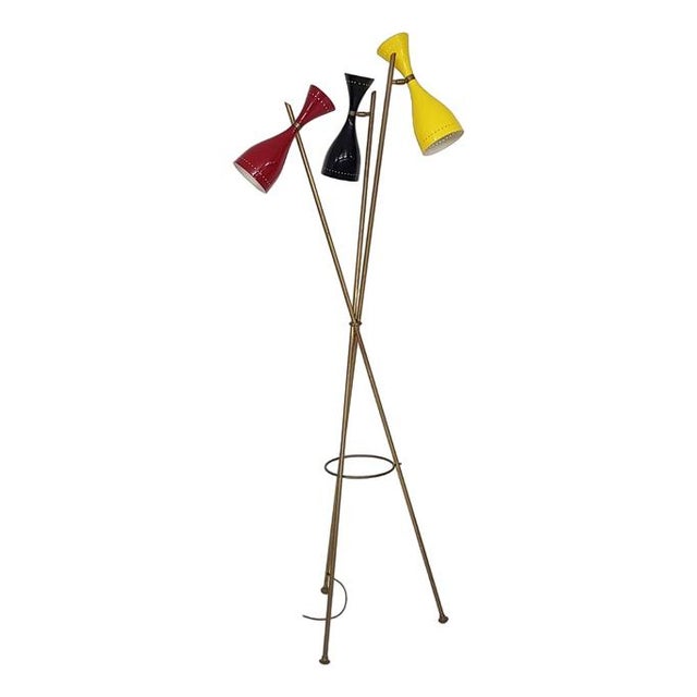 Floor Lamp in the style of Arredoluce, Italy, 1960s For Sale - Image 9 of 9