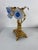 Large Italian Art Nouveau Three-Light Table Lamp in Gilded Bronze and Murano Glass, 1980s For Sale - Image 12 of 15