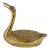 Vintage Brass Swan Trinket Box For Sale