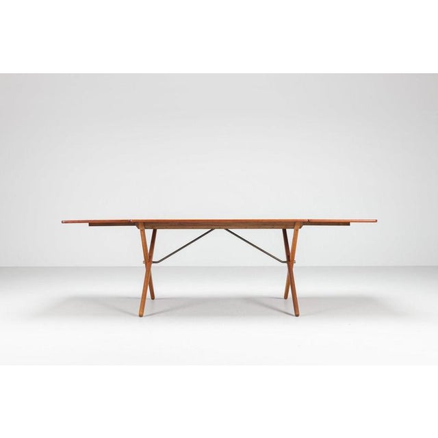 Model AT-309 Dining Table in Teak by Hans Wegner for Andreas Tuck, Denmark, 1952 For Sale - Image 13 of 18