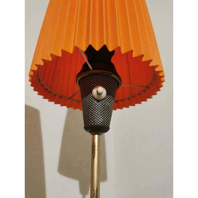 Metal Mid-Century Floor Lamp, GDR, 1960s For Sale - Image 7 of 10