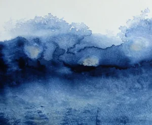 "Arctic Chill" Contemporary Abstract Original Canvas Print