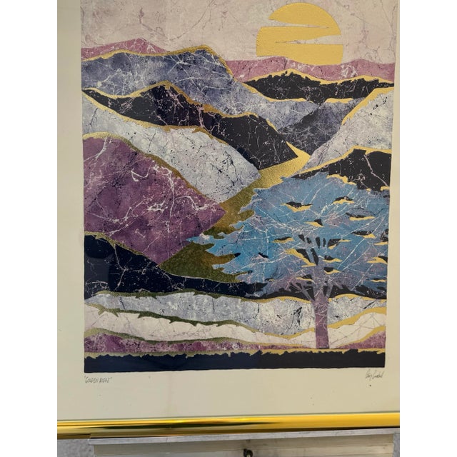 Mid-Century Modern Figurative Landscape For Sale - Image 4 of 9