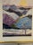 Purple Valley Mid-Century Figurative Landscape For Sale - Image 4 of 9