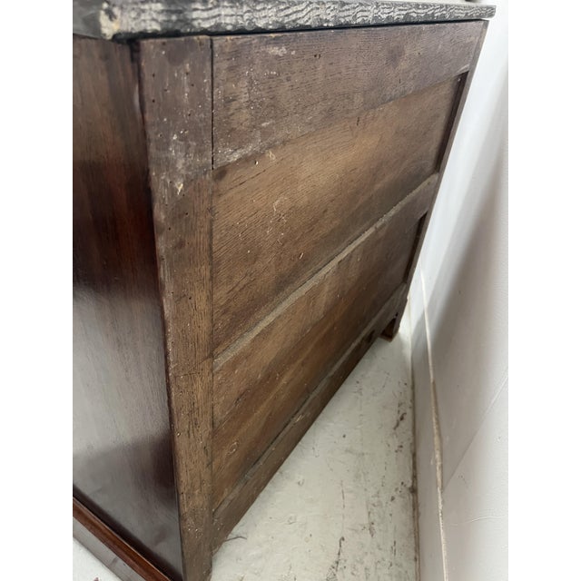 Brown Louis Philippe Mahogany Chest of Drawers, 1800s For Sale - Image 8 of 13