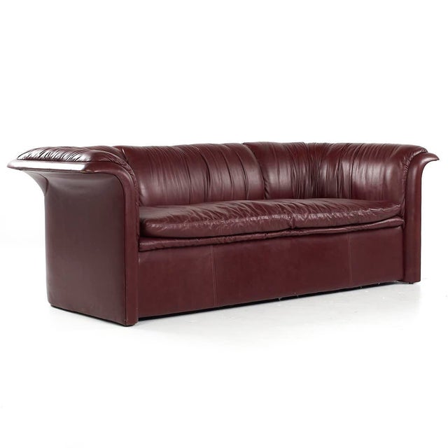 Dennis Christiansen for Dunbar Mid Century Leather Sofa For Sale - Image 13 of 13