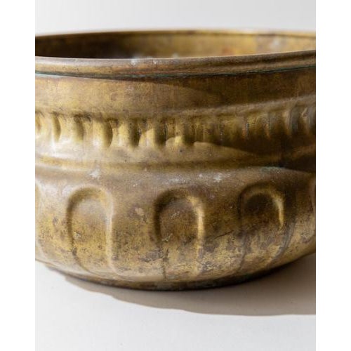 Metal Vintage Brass Fruit Bowl, 1960s For Sale - Image 7 of 11