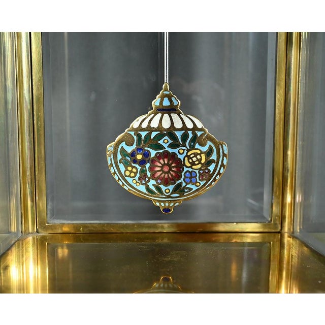 Napoleon III Clock with Columns in Onyx and Enamels, 19th Century For Sale - Image 13 of 18