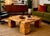 Tan Rare Willy Rizzo Burlwood Square and Brass Coffee Table Italy 1970s For Sale - Image 8 of 12