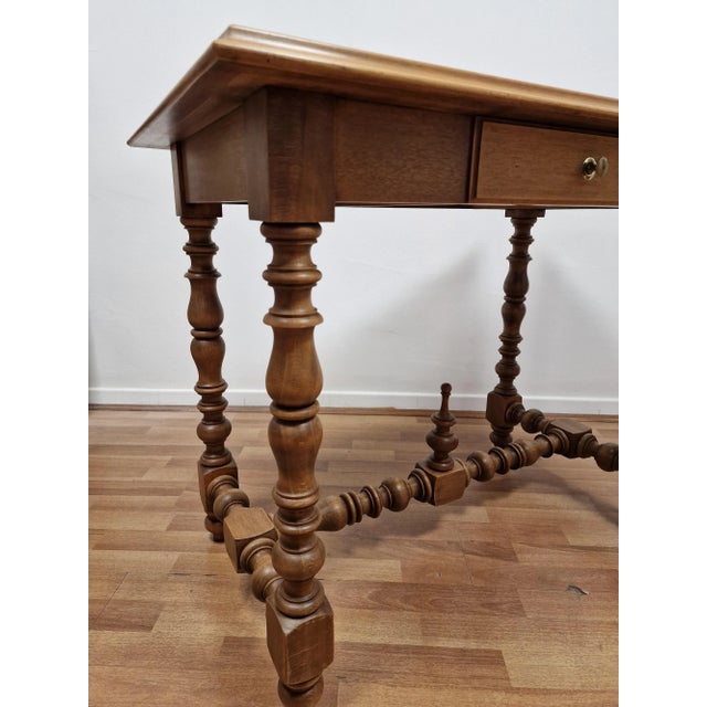 Small Italian Louis XIII Style Writing Desk, 1940s For Sale - Image 11 of 17