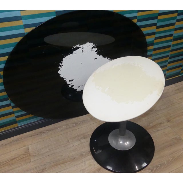 Space Age Dining Table in Glass and Aluminum, USA, 1970s For Sale - Image 9 of 13