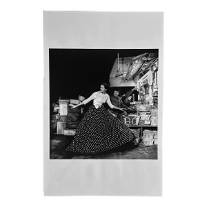 Contemporary Print of Fashion Balmain Pied De Cochon Paris 1957