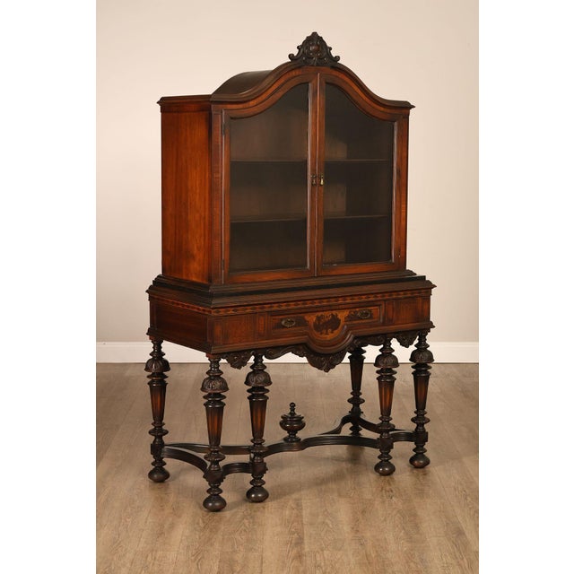 High Quality American Made China Display Cabinet Produced By The Rockford Republic Furniture Company And Constructed In...