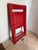 Mid-Century Modern Red Folding Chair For Sale - Image 9 of 9