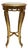 Gold Side Table with Round Marble Top from Green Square For Sale