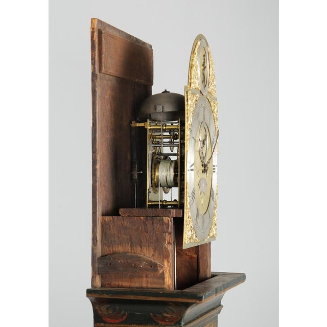 Chinoiserie Longcase Clock, 1750s For Sale - Image 9 of 14