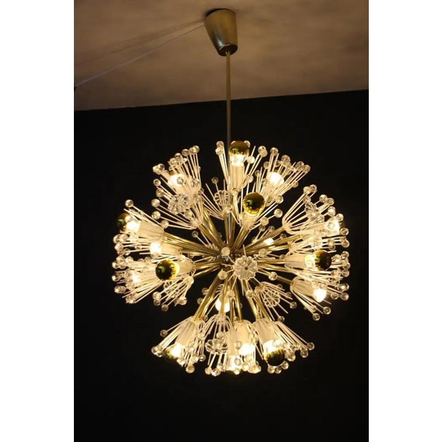 White Sputnik Chandelier by Emil Stejnar, 1950s For Sale - Image 8 of 16