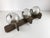 1970s Vintage Three-Glass Globe Wall Light from Kaiser Leuchten, 1960s For Sale - Image 5 of 18