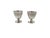 A pair of silver-plated egg cups by Christofle, bearing early factory marks that pre-date 1935. Each cup is stamped with...