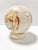 Large Vintage Banded Onyx Sphere on Stone Base For Sale - Image 11 of 12