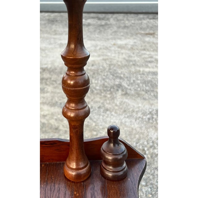 Wood Vintage Victorian Style Corner Shelf For Sale - Image 7 of 8