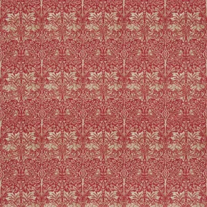Morris & Co Brer Rabbit Fabric in Red/Hemp