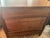 1840s Hardwood Chest of Drawers. American Empire Period. S-Shaped Scroll Pillars. Handcarved Fruit and Leaf Wooden Pulls. For Sale - Image 4 of 15