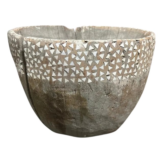 Shell Inlaid Bowl For Sale