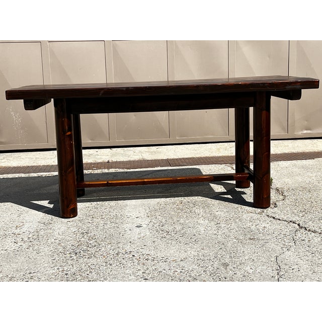 Georges robert dining table, pine top and oak base. Good condition. dimensions: w 170 x d 85 x h 75 cm i have official...