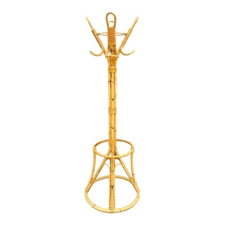 Mid Century Italian Franco Albini & Franca Helg Cane Coat Rack 1960s For Sale
