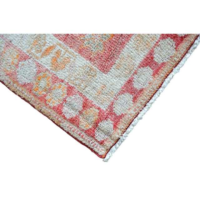 Turkish Hand-Knotted Runner Rug Hallway Decor For Sale - Image 11 of 12