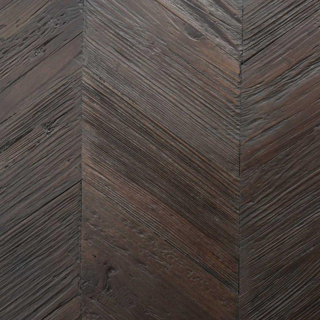 Chevron Pattern Console Cabinet For Sale In Sacramento - Image 6 of 7