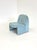 Mid-Century Modern Vintage Alky Chair in Baby Blue Velvet by Anonima Castelli for Artifort, 1970s For Sale - Image 3 of 15