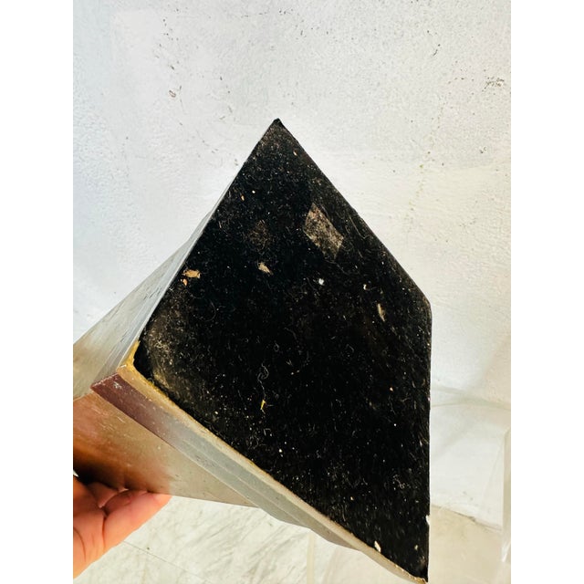 Brass Obelisks, a Set of Two For Sale - Image 4 of 8