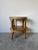 Vintage Maitland-Smith Faux Ostrich Leather Round Two-Tier End Table/ Sold For Sale In Miami - Image 6 of 12