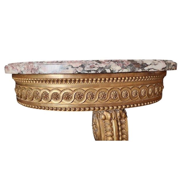 Northern Italian Giltwood Console Tables, 1700s, Set of 2 For Sale - Image 5 of 9