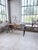 Trestle Farm Table and Benches, 1950s, Set of 3 For Sale - Image 4 of 18