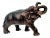 1930s African Sylvac Black Elephant Figurine XL For Sale