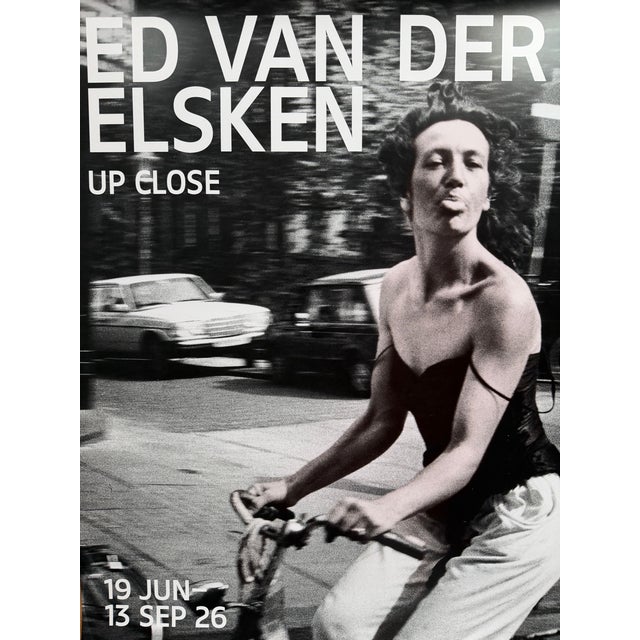 Paper Ed Van Der Elsken (1925–1990), Woman Cycling, 1983, Copyright of Ed Van Der Elsken.., Exhibition Poster, 2026, Printed in the Netherlands For Sale - Image 7 of 8