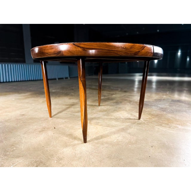 Extendable Rosewood Dining Table by Jorge Jabour, Brazilian Modern, 1950s For Sale - Image 9 of 13