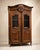 French Louis XV Revival Carved Oak Display Armoire For Sale - Image 4 of 11