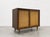 Mid-Century Modern Mid Century Modern Caned Front Jr. Credenza | Small Storage Cabinet, C. 1950's For Sale - Image 3 of 12