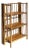 Vintage Boho Bamboo Folding Etagere For Sale