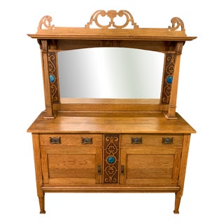 Arts & Crafts Oak Sideboard, 1900s For Sale