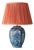 Vintage Delft Blue and White Chinoiserie Makkum Table Lamp, 1950s For Sale