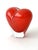 Heavy Red Glass Heart from JS For Sale - Image 4 of 9