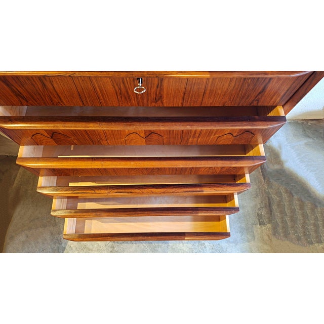 Wood Danish Chest of Drawers in Rosewood from Tylvad Hansen Møbelfabrik, 1960s For Sale - Image 7 of 12