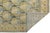 Transitional Antique Mahal Rug With Muted Ochre and Indigo Blue Floral Medallions For Sale - Image 3 of 12