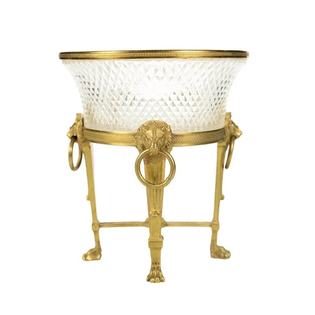 Austrian Crystal & Gilt Centerpiece For Sale - Image 4 of 9